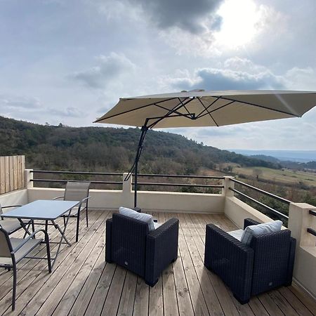 Studio Au Calme, Grande Terrasse Avec Vue Vallee Ginasservis Buitenkant foto